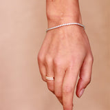 Claw Set Diamond Tennis Bracelet