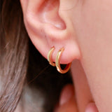 Gold Huggie Hoops