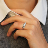 Floral Diamond Quintet Ring