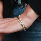 Dispersed Diamond Bangle