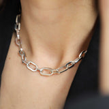 Silver Chunky Necklace