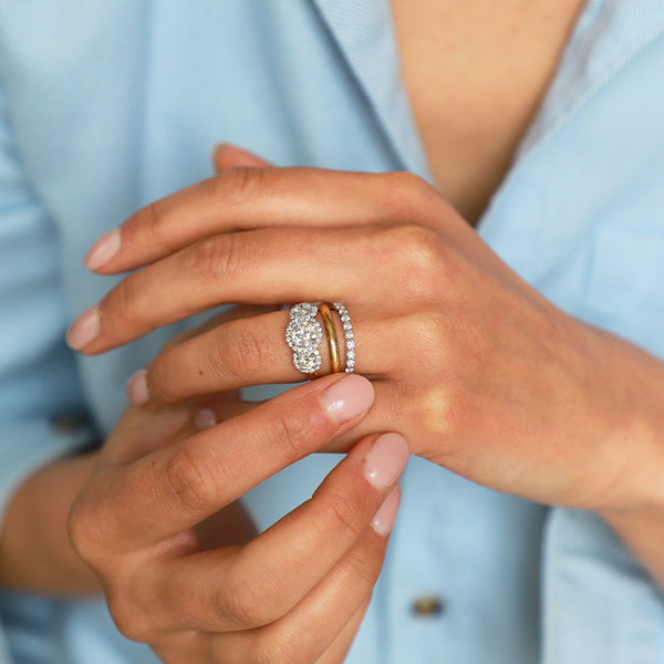 D-Shaped Wedding Ring