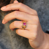 Signature Crossover Oval Cocktail Ring