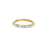 Round & Baguette Diamond Eternity Ring