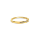 Half Set Diamond Eternity Ring