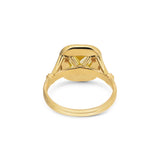 Yellow Diamond and Halo Ring