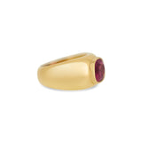 Pink Tourmaline Bombe Ring