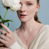 Birthstone Disc Pendant