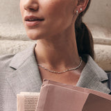 Silver Little Bow Necklace