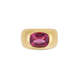 Pink Tourmaline Bombe Ring
