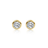 Ribbon Set Diamond Studs