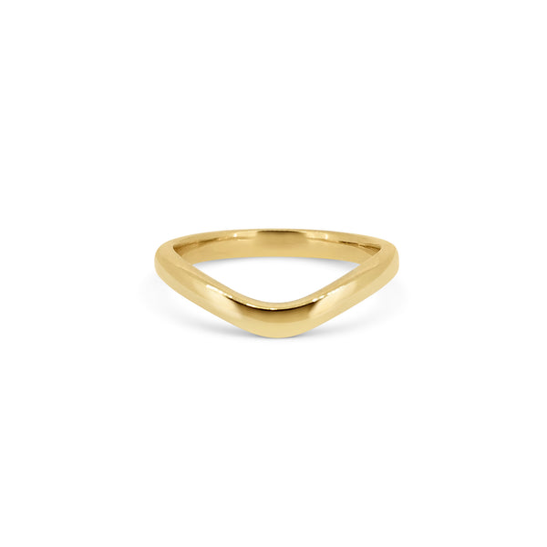 Classic Curved Wedding Ring