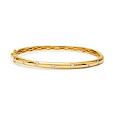Dispersed Diamond Bangle
