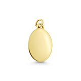plain gold acrostic heritage pendant