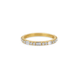 yellow gold diamond morse code eternity ring sophie breitmeyer