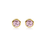 Ribbon Set Gemstone Studs