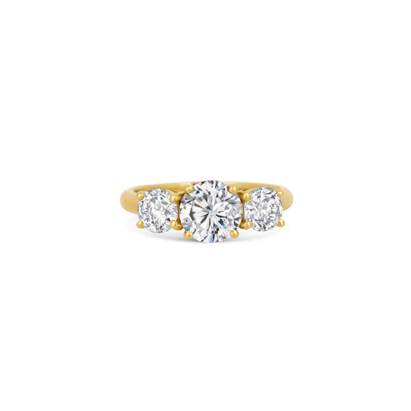 The ‘Classic’ Diamond Trilogy Ring