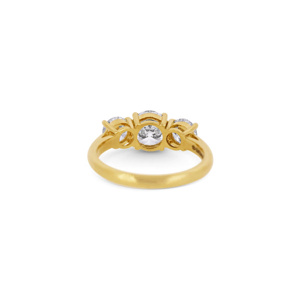 The ‘Classic’ Diamond Trilogy Ring