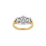 Diamond Trilogy & Fine Diamond Halo Ring