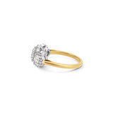 Diamond Trilogy & Fine Diamond Halo Ring