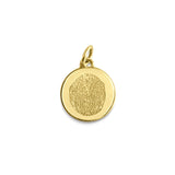 Gold Disc Pendant