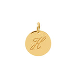 Gold Disc Pendant