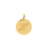 Gold Disc Pendant