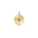 Shooting Star Birthstone Pendant