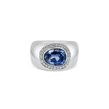 Top Notch Blue Sapphire Bombe Ring