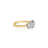 The Antique Diamond Trilogy Ring