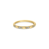 Dot and Dash Diamond Eternity Ring