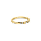 Dot and Dash Diamond Eternity Ring