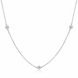 Platinum Diamond Memory Necklace