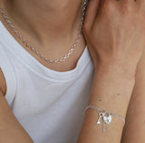 Silver Oval Belcher Chain