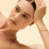 Diamond Wiggle Hoop Earrings