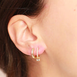 Baguette Diamond Drops