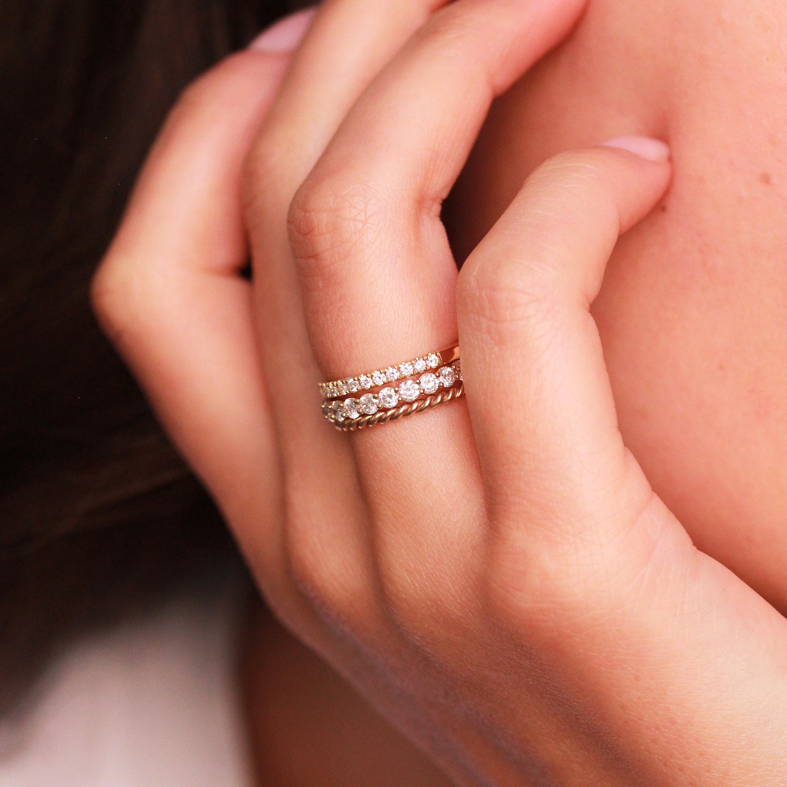 Castle Set Eternity Ring | Rings | Sophie Breitmeyer