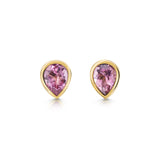 Pear Tourmaline Studs