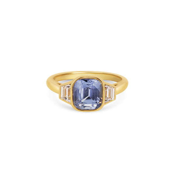 Ribbon Set Sapphire Ring