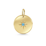 Shooting Star Birthstone Pendant