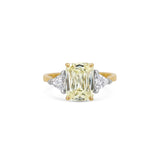 One-Of-A-Kind Crisscut Yellow Diamond & Trillions Ring