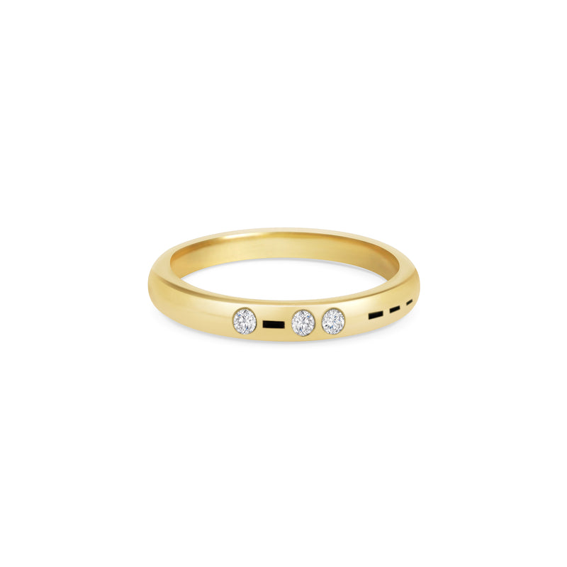 Morse Code Ring - Love