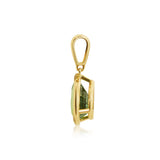 Pear Shape Green Tourmaline Pendant