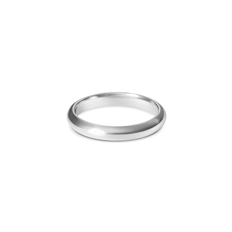 D-Shaped Wedding Ring