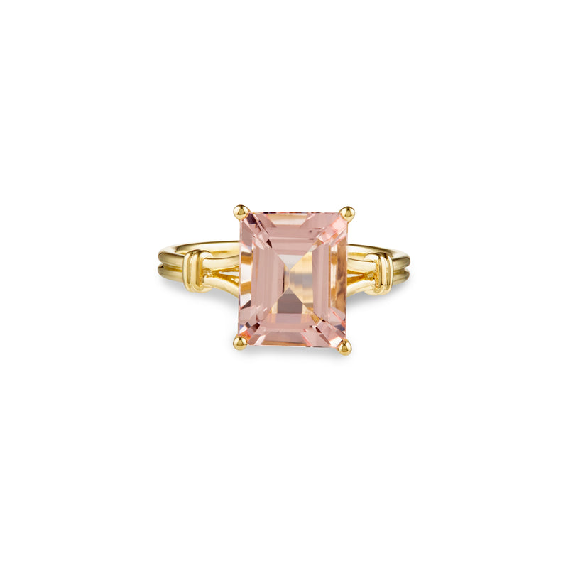 Pink Morganite Cocktail Ring