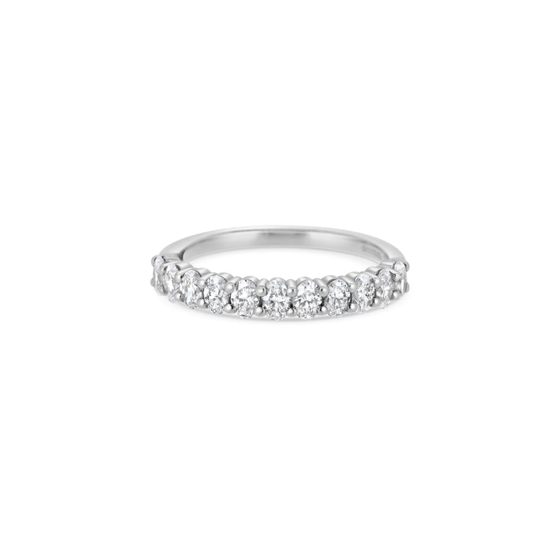 Oval Diamond Eternity Ring