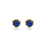 Ribbon Set Gemstone Studs