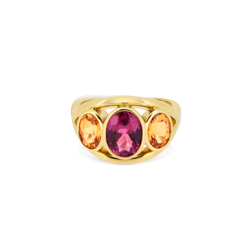 Signature Crossover Oval Cocktail Ring