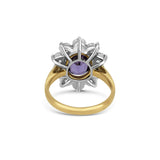 One-Of-A-Kind Lilac Spinel & Diamond Cluster Ring