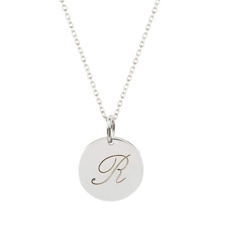 "R" Disc Pendant